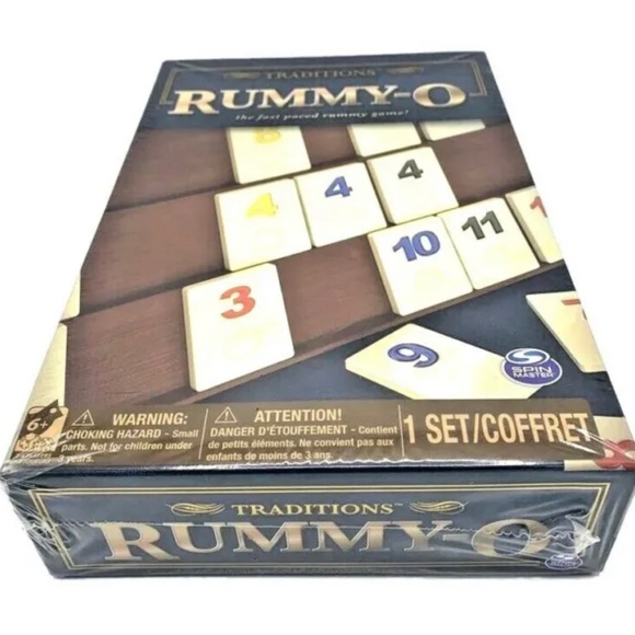Traditions Rummy-O Game Tile Fast Paced Game By Spin Master Sealed NEW - Picture 6 of 12